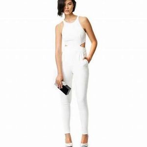 Hunter Bell white cutout jumpsuit